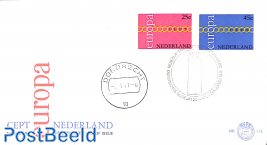 NVPH FDC 112 with postmark Ned. Postzegelontwerpers