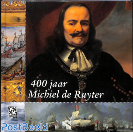 Theme book No. 20, 400 jaar Michiel de Ruyter (book with stamps)