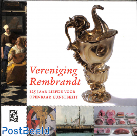 Theme book No. 21, Vereniging Rembrandt (book with stamps)