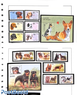 2 Dog sets & 2 s/s, not official