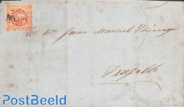 Folding letter from LAMBAYEQUE to Trujillo