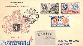 Sadinia stamp exposition 3v