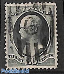30c grey-black, used, Stamp out of set