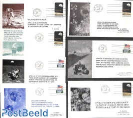7 commemorative covers on Apollo 12