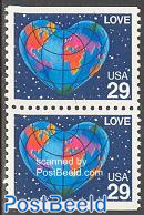 Love stamp booklet pair