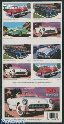 Automobiles booklet s-a (double sided)