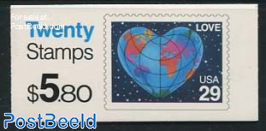 Love stamp booklet