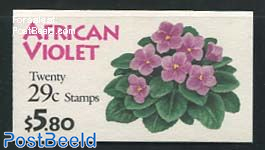 African Violet booklet (20x29c)