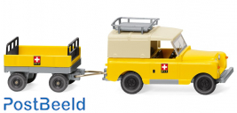 Land Rover with trailer "Swiss PTT"