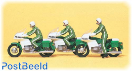 3x Motorcyclists, police