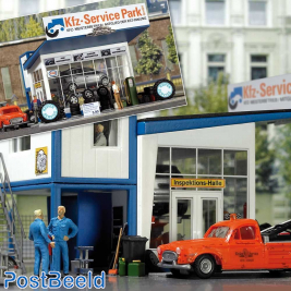 Tire Shop with Tow Truck