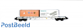 Container loader with containers Siemens and VW/Audi/Porsche