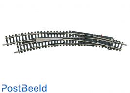 Track ~ Manual Polarized Curved Turnout R3/R4 30° (Left)