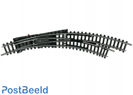 Track ~ Manual Curved Turnout R1/R2 30° (Right)