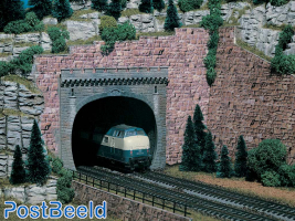 Tunnel portal, double track, 2 pieces
