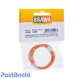 10m Decoder Wire 0.05mm - Orange
