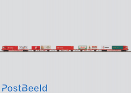 Powered Freight Rail Car Train