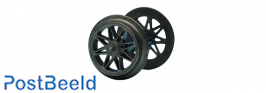AC fine-cast metal spoke wheel set
