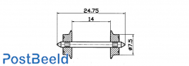 AC Wheel Set Ø 7.5 mm