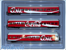 Passenger Car Set Coca Cola