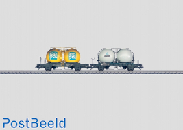 Silo Car Set, 2 cars with spherical containers