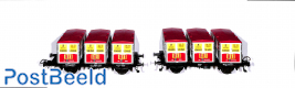 Set of 2 freight cars REI