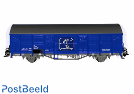ÖBB covered wagon "Die Bahn fährt Schi"