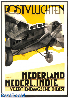Postvluchten Nederland Nederl. Indie