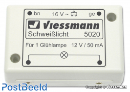 Electronic welding light