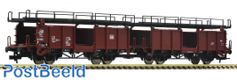 DB IV 2 piece Laaes 541 car carrying wagons