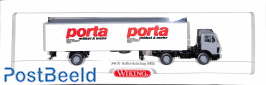 Truck with the text Porta Mobel & mehr