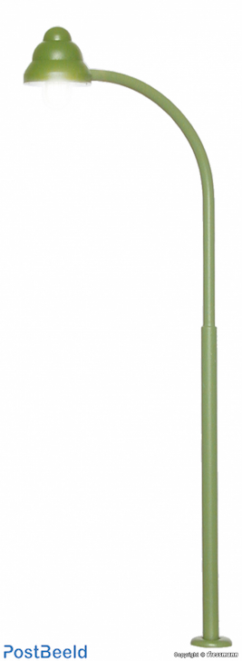 Swan neck gas lamp green - Light-bulb variant