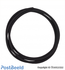 Heat shrink tube ⌀1,2 mm ~ Black 40cm