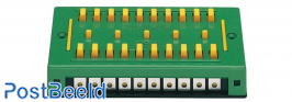 Connector panel to extend and connect up to 10 wires.