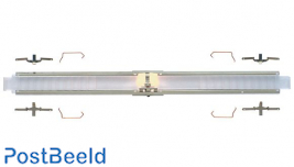 Interior Lighting Unit for ICE/ICE2-coaches and coaches with an Overall Length of 165 mm.