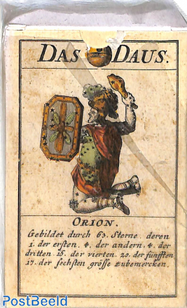 Astronomical playing cards, Germany (1719), Replica card game