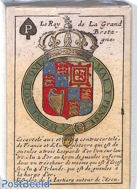 Marquis of Brianville coat of arms game, France (1686), Replica card game