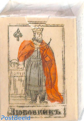 Fortune-telling cards, Russia, XVII century, Replica card game