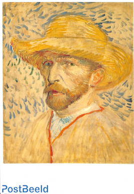 Vincent van Gogh, Self-Portrait with Straw Hat