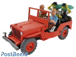 Jeep Willy's, Tin Tin, scale 1:43