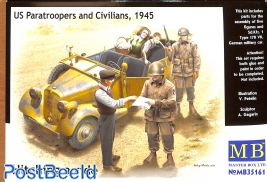 Master Box-LTD #35161 US Paratroopers and Civilians, 1945