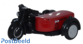BSA Motorcycle and sidecar, Royal Mail