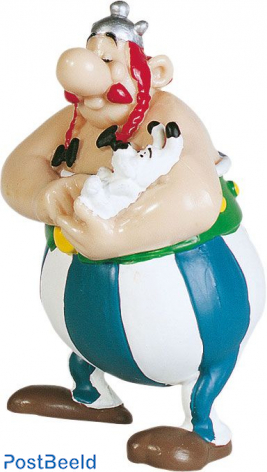 Asterix Figure Obelix with Dogmatix 8 cm