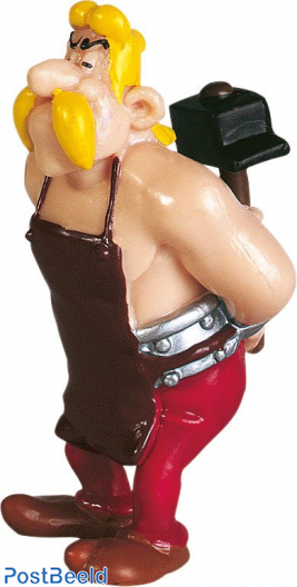 Asterix Figure Fulliautomatix the Blacksmith 7 cm