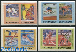 Olympic Games 8v, imperforated