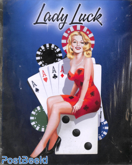 Tin Plate, Lady Luck, 30.5x38cm