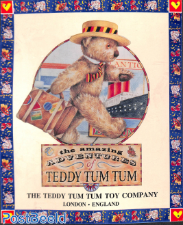 Tin Plate, Teddy Tum Tum, 31x38.5cm