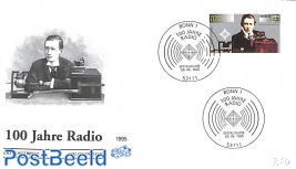 100 years Radio 1v, joint issue IR, IT, VAT, SAN.M