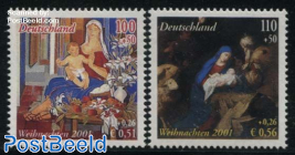 Christmas 2v, joint issue with Spain
