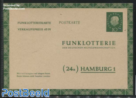 Funklotterie Postcard 10pf